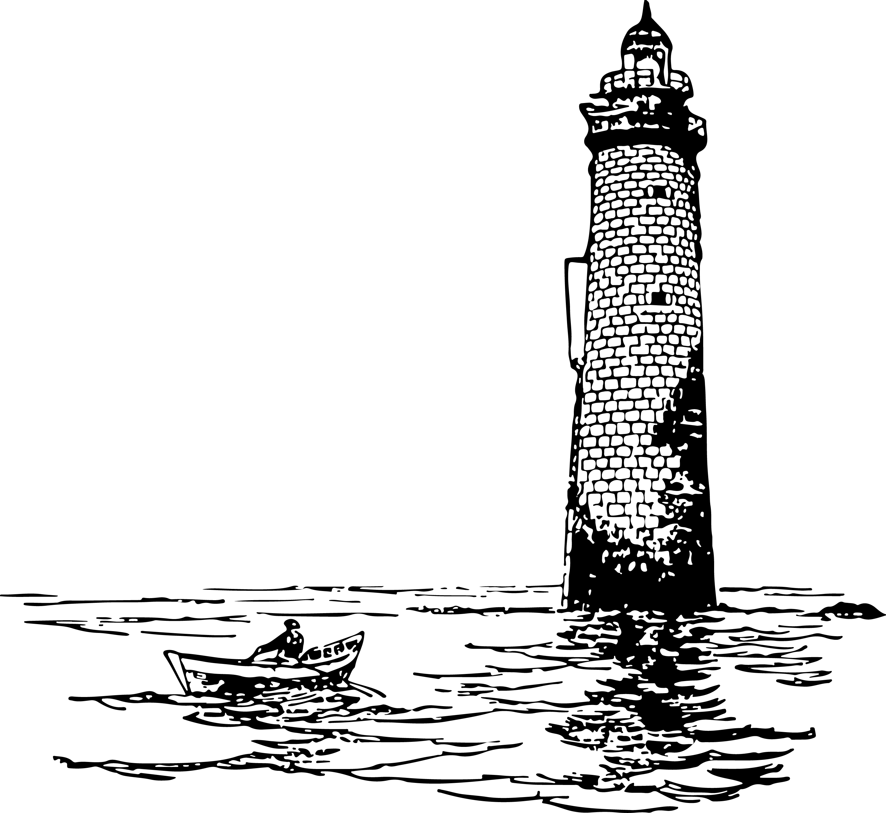 Desenho de um farol